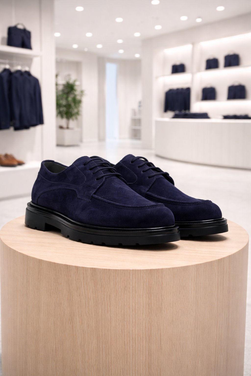 Erkek Deri Ayakkabı – Lacivert | Genova | Verone