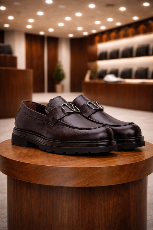 Venezia Erkek Floter Deri Casual Ayakkabı – Kahve Günlük & Rahat