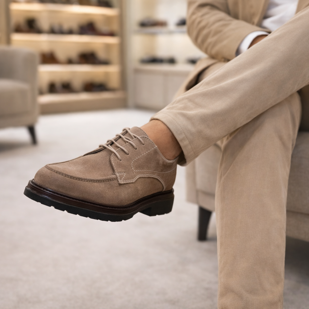 Erkek Deri Ayakkabı – Bej | Milano | Verone