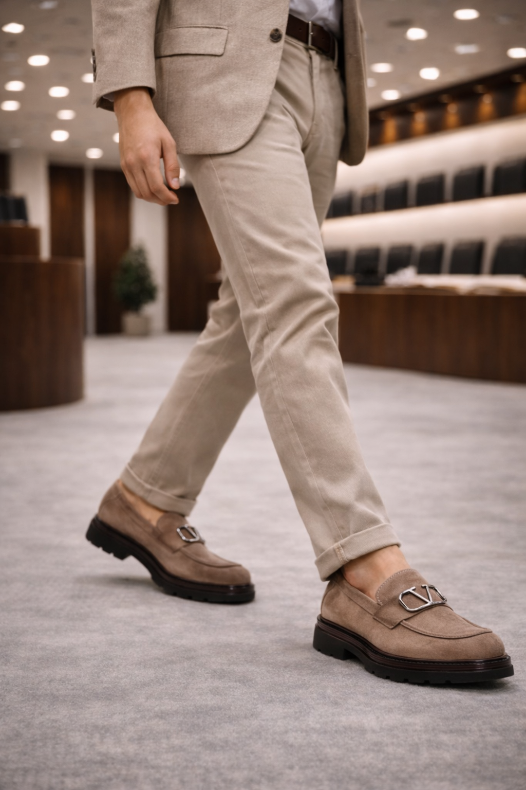 Erkek Deri Ayakkabı – Bej | Lazio | Verone